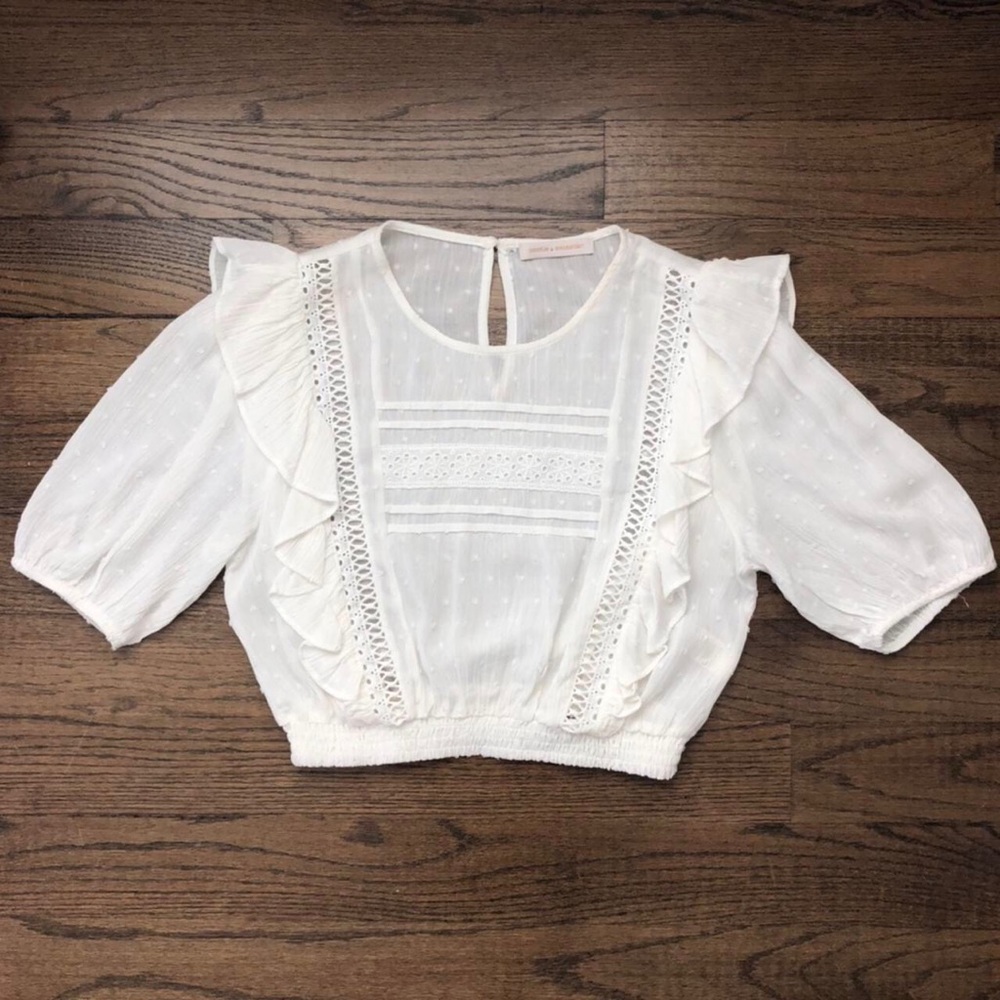 Pookie and Sebastian White Blouse